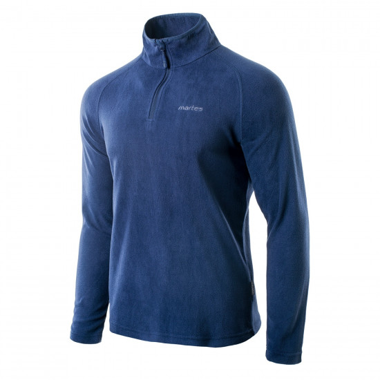 Mens fleece sweatshirt MARTES Dile, Navy