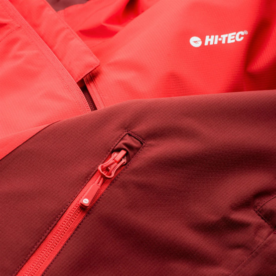 Mens jacket HI-TEC Lumbo, Red