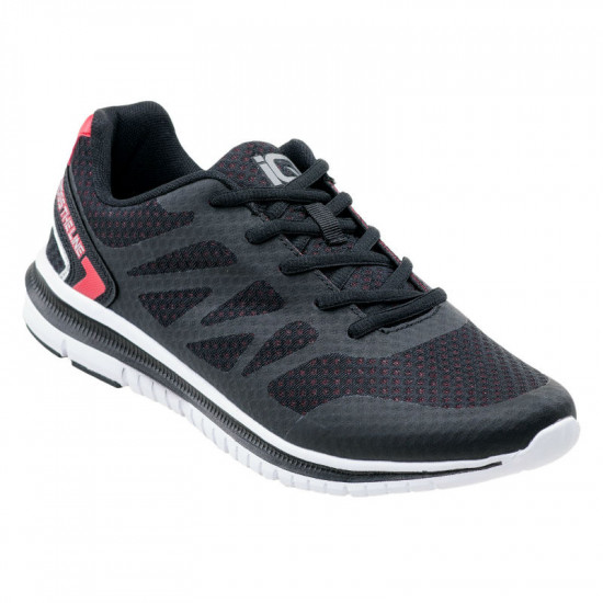 Mens sneakers IQ Arbon, Black/Poppy/Silver