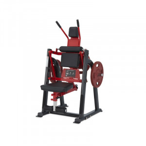 Abdominal Crunch Machine Steelflex Plateload Line PLAC - Black-Red