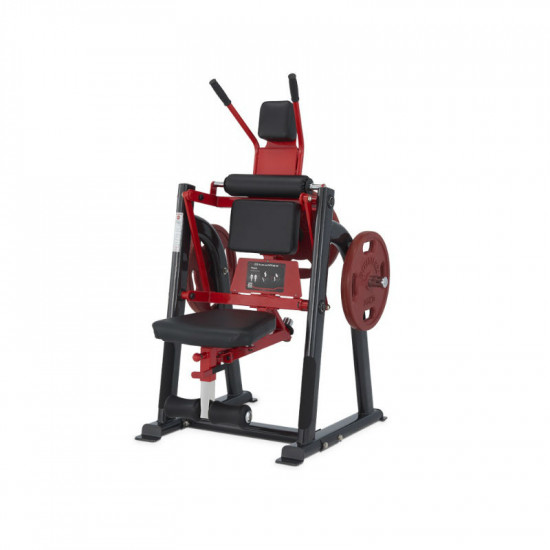Abdominal Crunch Machine Steelflex Plateload Line PLAC - Black-Red