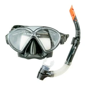 Snorkel Set AQUAWAVE Dolphin Set JR, Black Snorkel Set AQUAWAVE Dolphin Set JR, Black
