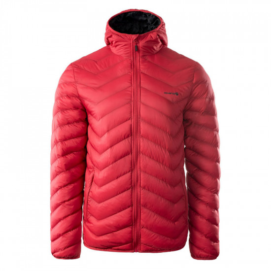 Mens quilted jacket IGUANA Eifel II, Red