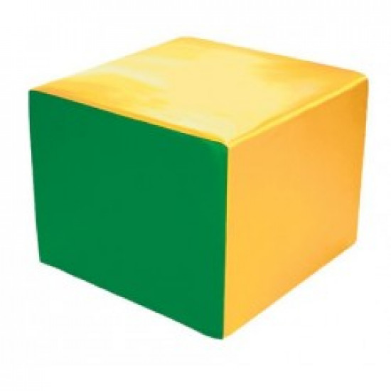 Soft module for active play - cube 300 x 300 x 300 mm