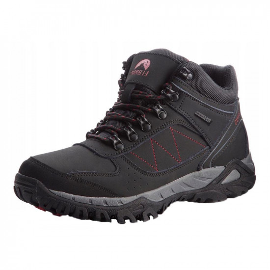 Mens outdoor boots ELBRUS Lasano Mid WP, Black