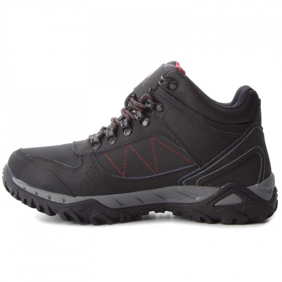 Mens outdoor boots ELBRUS Lasano Mid WP, Black Mens outdoor boots ELBRUS Lasano Mid WP, Black