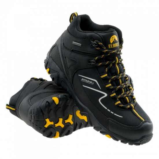 Mens outdoor shoes ELBRUS Maash Mid WP, Yellow Mens outdoor shoes ELBRUS Maash Mid WP, Yellow