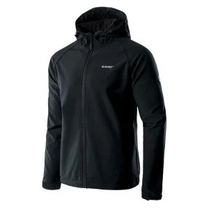 Mens softshell jacket HI-TEC Neti, Black Mens softshell jacket HI-TEC Neti, Black