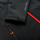 Mens softshell jacket ELBRUS Ifar, Black/Orange