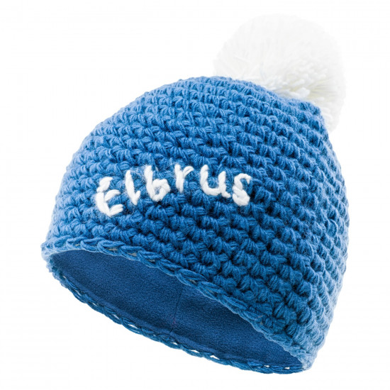 Mens winter hat ELBRUS Hobro, Blue Mens winter hat ELBRUS Hobro, Blue