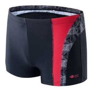 Mens swimming boxers AQUAWAVE Rex, Black/Red Mens swimming boxers AQUAWAVE Rex, Black/Red
