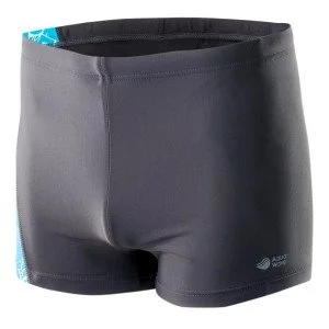 Mens swimming boxers AQUAWAVE Aquaris, Iron/Blue Mens swimming boxers AQUAWAVE Aquaris, Iron/Blue