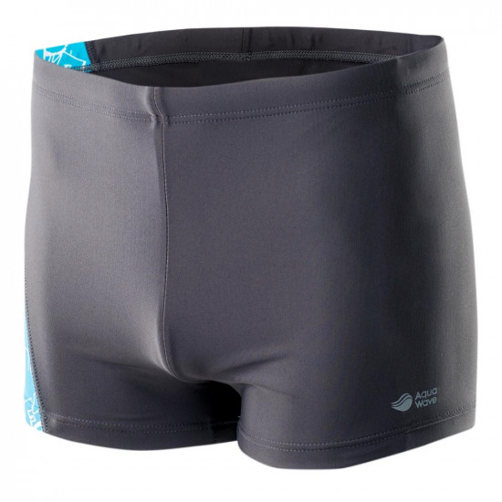 Mens swimming boxers AQUAWAVE Aquaris, Iron/Blue