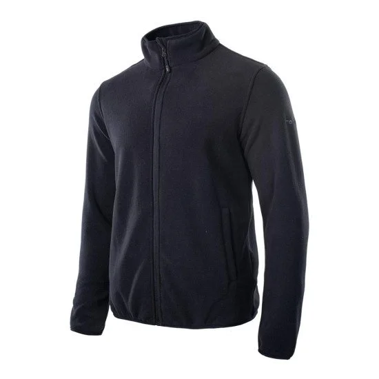 Mens fleece jacket MARTES Zane, Black Mens fleece jacket MARTES Zane, Black