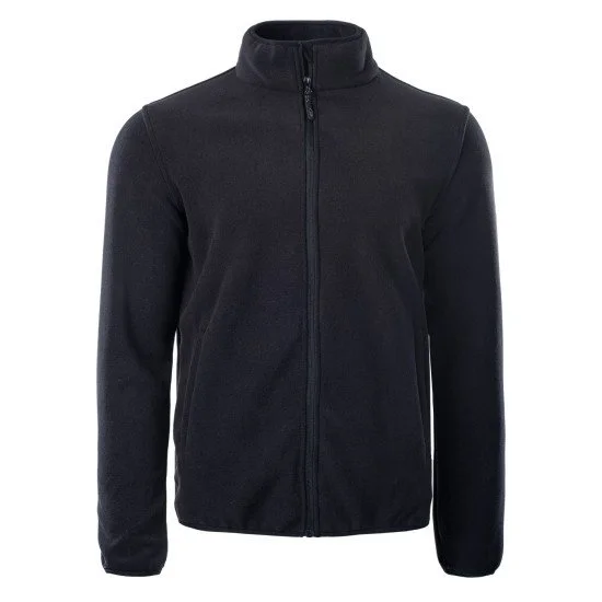 Mens fleece jacket MARTES Zane, Black Mens fleece jacket MARTES Zane, Black