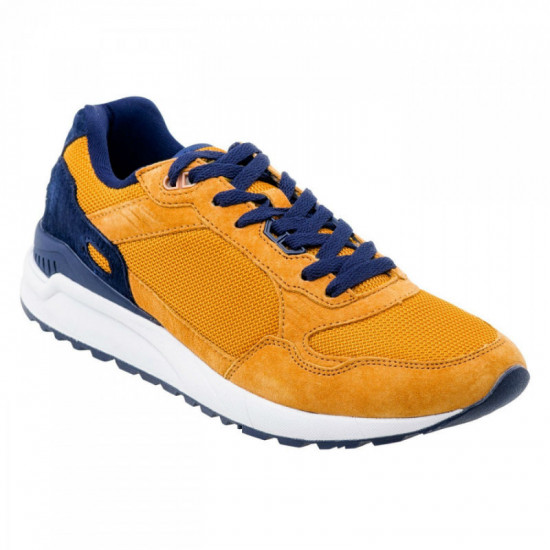 Mens casual shoes IGUANA Clote, Mustard/Navy