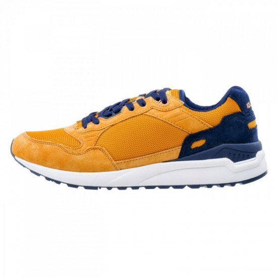 Mens casual shoes IGUANA Clote, Mustard/Navy