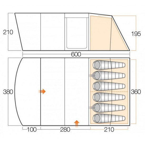 Tent VANGO Avington 600XL