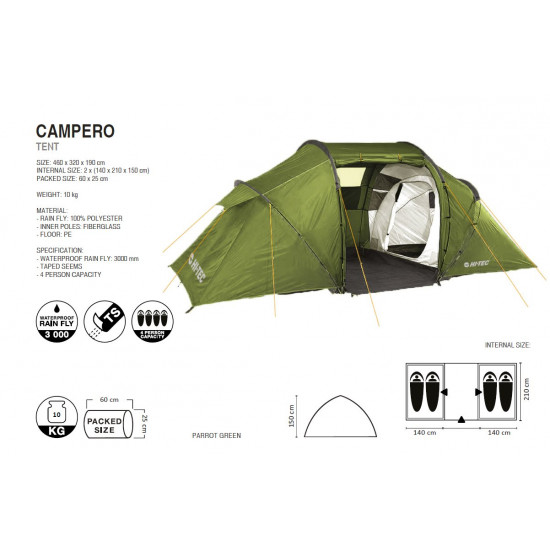 Tent HI-TEC Campero 4