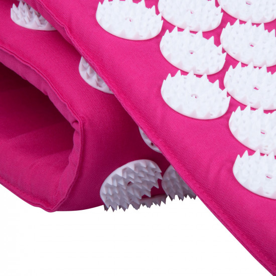 Acupressure Mat inSPORTline AKU-1000 125 x 50cm, Pink