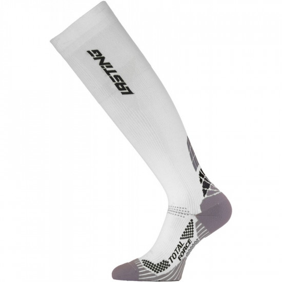 Compression knee socks LASTING RTL, White