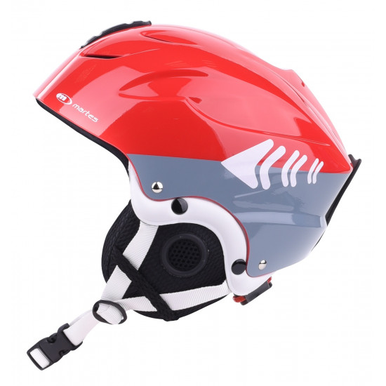 Ski helmet for children MARTES Tirolli Jr, Червена