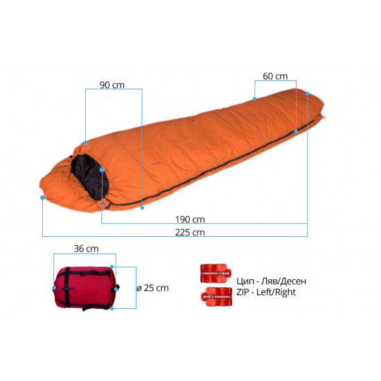 Sleeping bag MILO Alpina