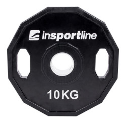 Rubber Coated Olympic Weight Plate inSPORTline Ruberton 10kg