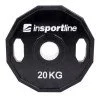 Rubber Coated Olympic Weight Plate inSPORTline Ruberton 20kg