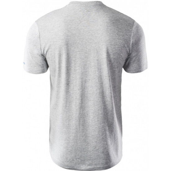 Mens T-shirt HI-TEC Lero, Grey melange