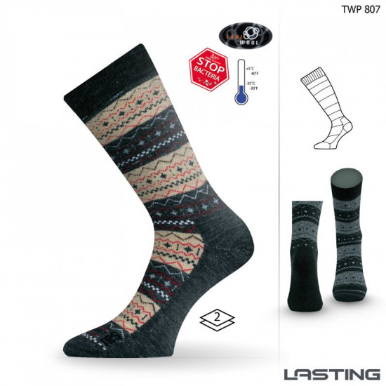 Thermo socks LASTING TWP, Beige