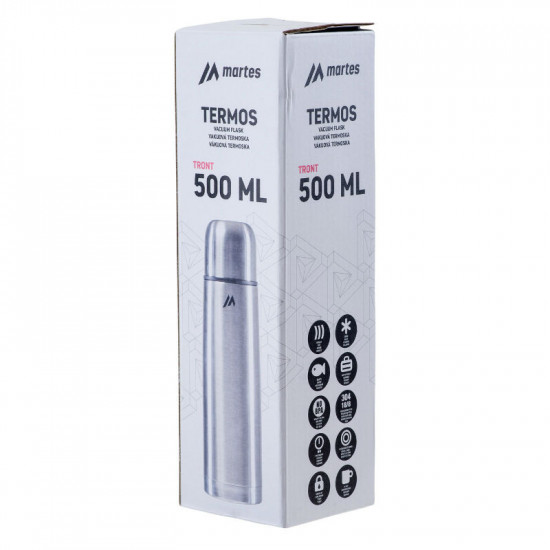 Thermos MARTES Tront 500 ml, Silver Thermos MARTES Tront 500 ml, Silver