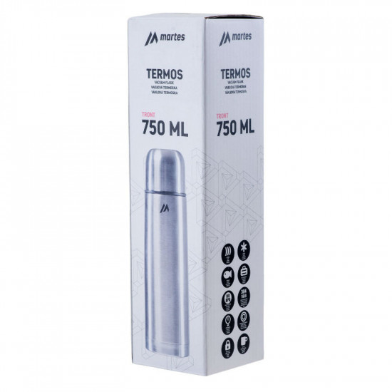 Thermos MARTES Tront 750 ml, Silver Thermos MARTES Tront 750 ml, Silver