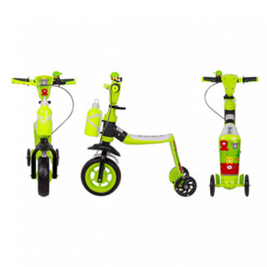 Trolley - 3v1 WORKER Noggio Tricycle with LED wheels