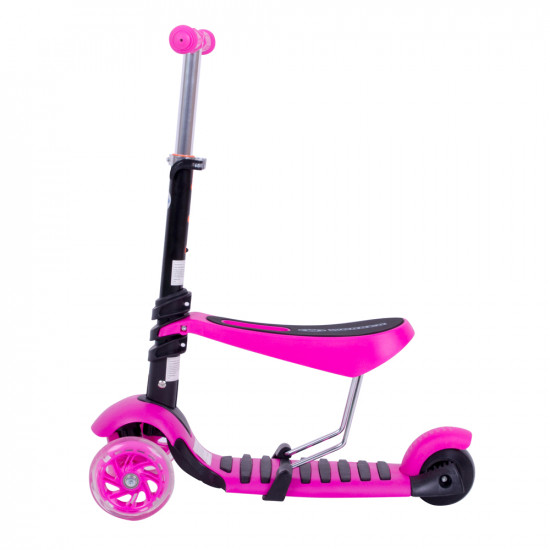 3-in-1 Scooter WORKER Nimbo, Pink