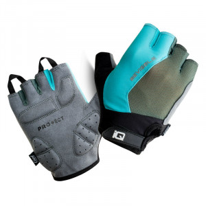 Cycling gloves IQ Raid, Sharkskin/Blue
