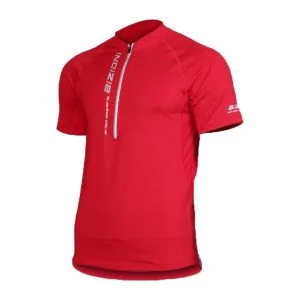 Mens bike T-shirt BIZIONI MD22, Red Mens bike T-shirt BIZIONI MD22, Red
