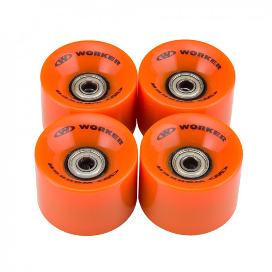 Wheels for longboard with bearings WORKER 60 x 45 mm