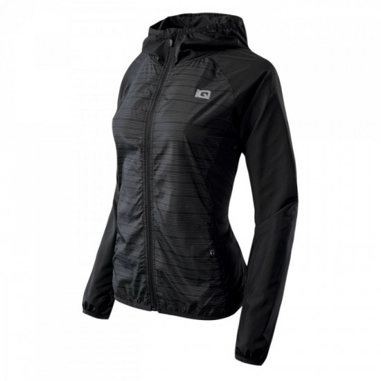 Womens running jacket IQ Erkon Wmns, Black