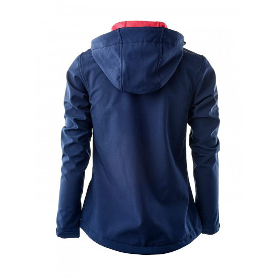 Womens softshell jacket HI-TEC Lady Caria II, Navy/Pink