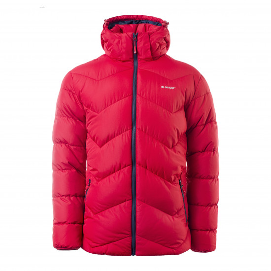 Mens winter jacket HI-TEC Safi, Red