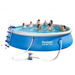 Inflatable pool set with filter pump BESTWAY Fast Set 457