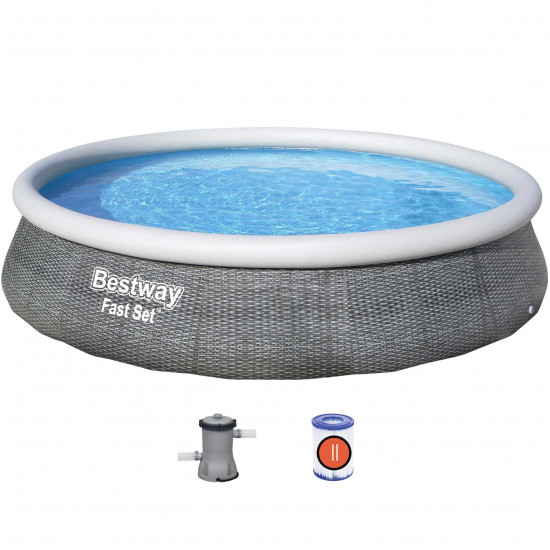Inflatable pool with filter pump BESTWAY Fast Set 396
