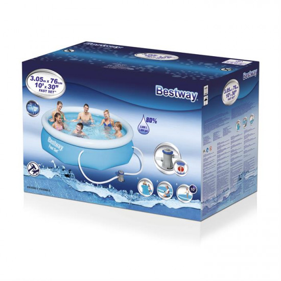 Pool set with filter pump BESTWAY Fast Set