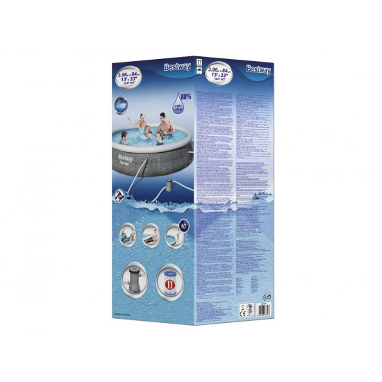 Inflatable pool with filter pump BESTWAY Fast Set 396