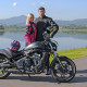 Motorcycle helmet W-TEC YM925 Magenta - Pink / black Motorcycle helmet W-TEC YM925 Magenta - Pink / black
