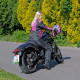 Motorcycle helmet W-TEC YM925 Magenta - Pink / black Motorcycle helmet W-TEC YM925 Magenta - Pink / black