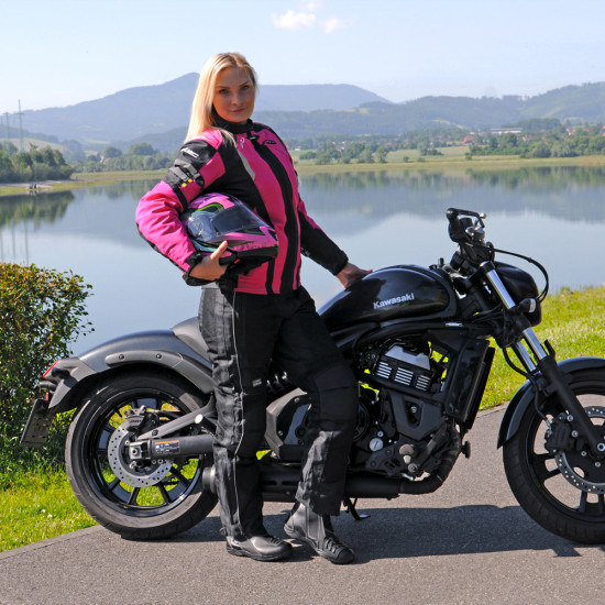 Motorcycle helmet W-TEC YM925 Magenta - Pink / black Motorcycle helmet W-TEC YM925 Magenta - Pink / black