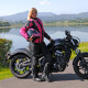 Motorcycle helmet W-TEC YM925 Magenta - Pink / black Motorcycle helmet W-TEC YM925 Magenta - Pink / black