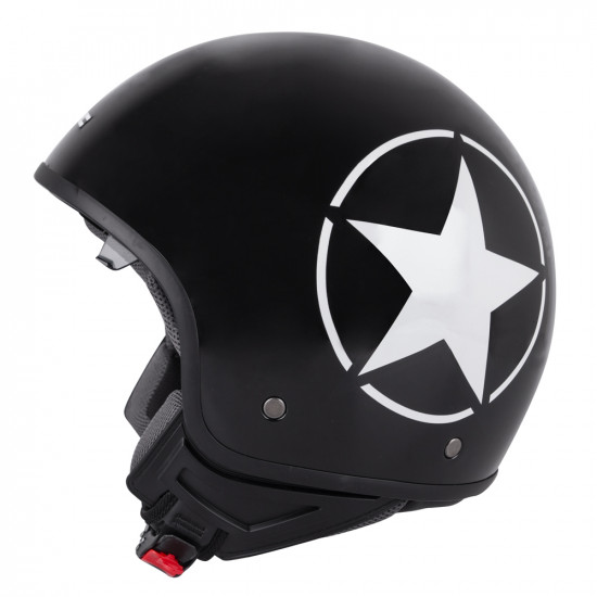 Scooter helmet W-TEC FS-710S Revolt, Black